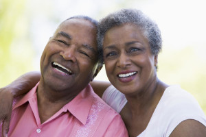 Older couple celebrating after Cataract Surgery
